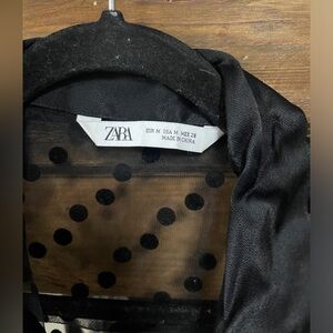 Zara button up dress